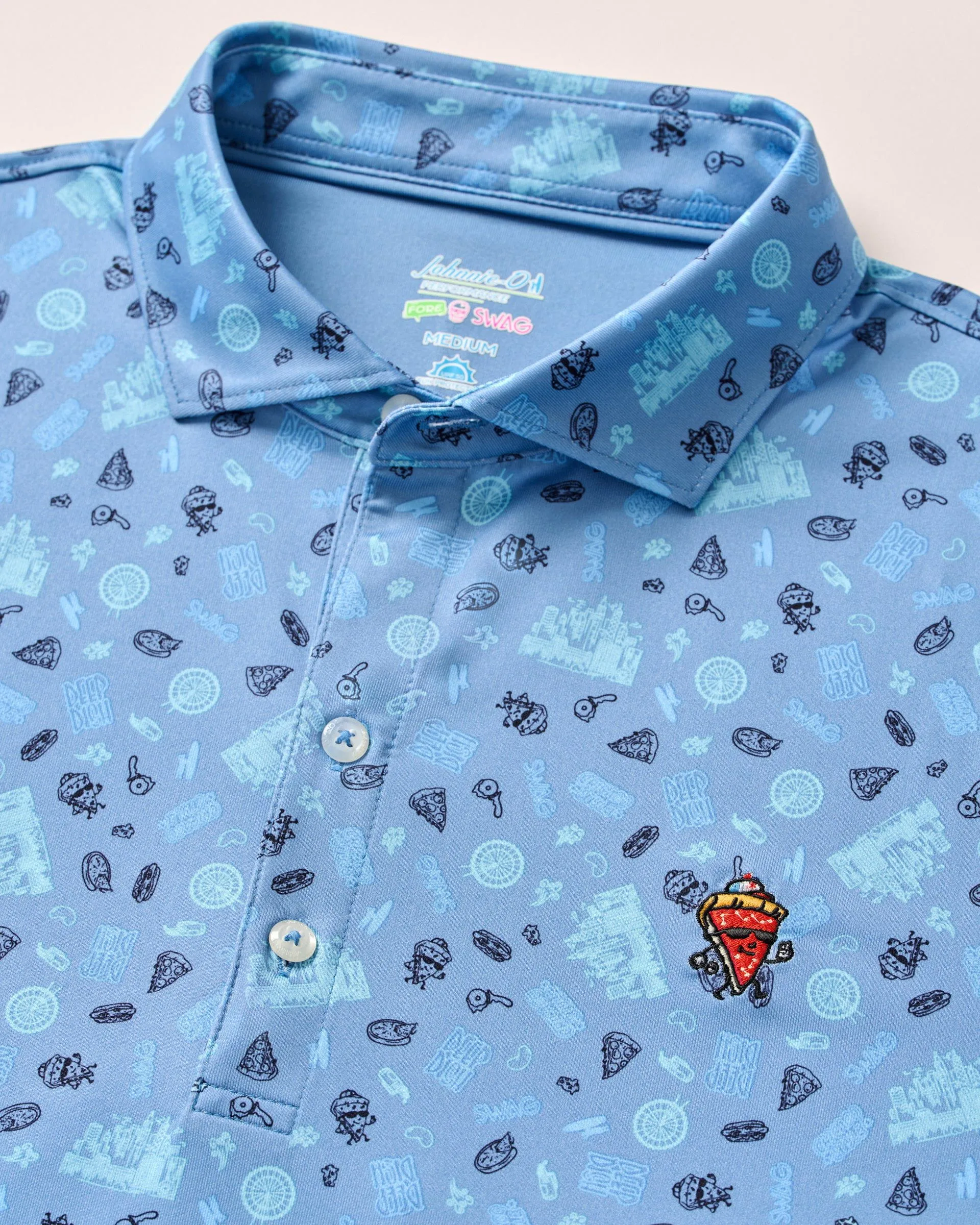 SWAG Golf x Johnnie-O Performance Polo - Deep Dish sold by Johnnie-O product image thumbnail 3