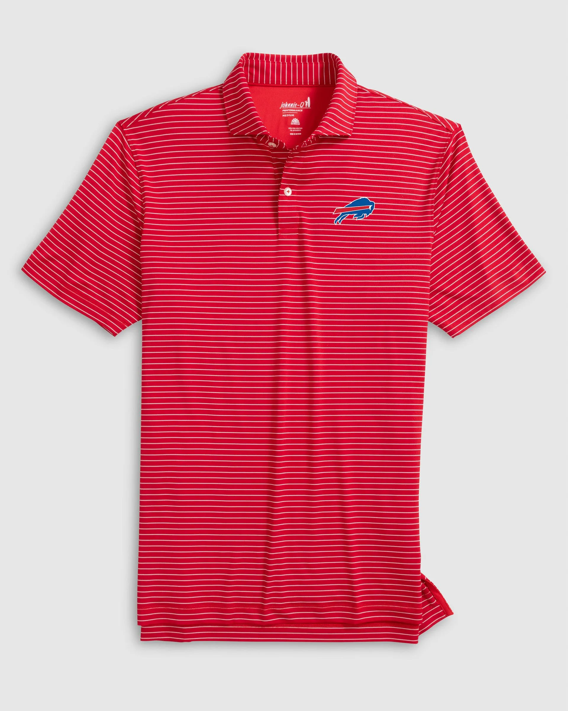 Buffalo Bills Beau Striped Performance Jersey Polo sold by Johnnie-O product image thumbnail 4