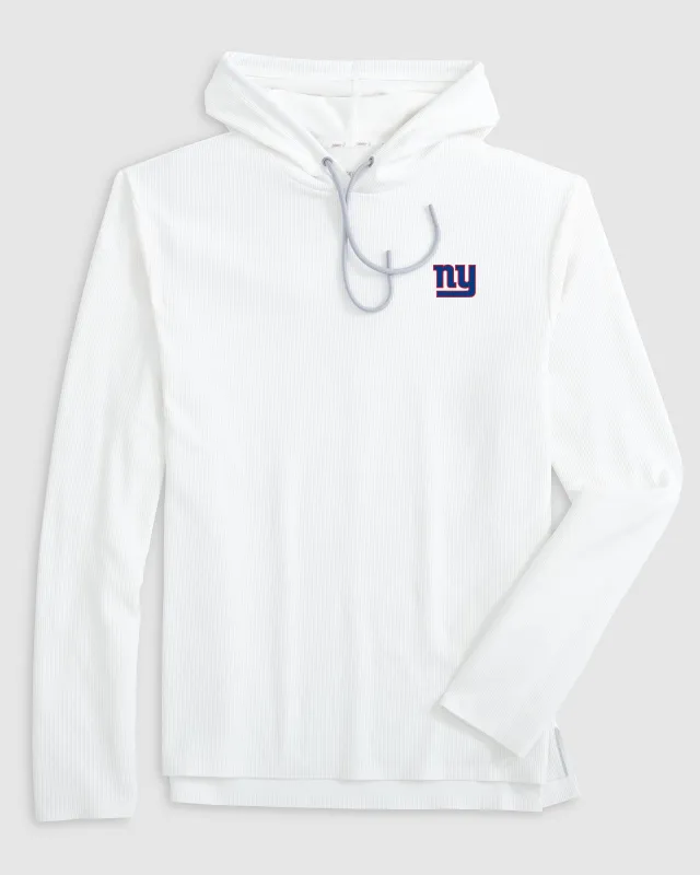 New York Giants Hoppin Performance Hoodie sold by Johnnie-O