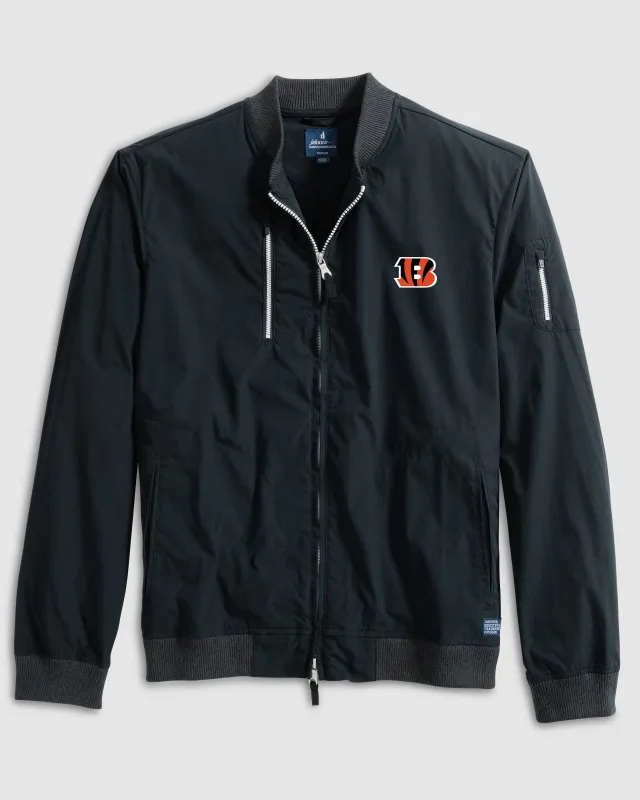 Cincinnati Bengals Corsair Bomber Jacket sold by Johnnie-O