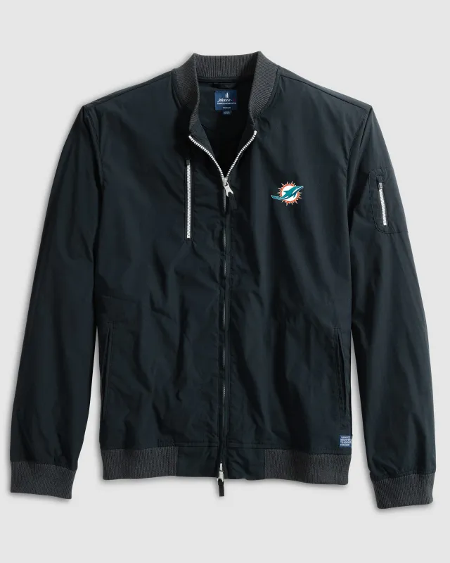 Miami Dolphins Corsair Bomber Jacket sold by Johnnie-O