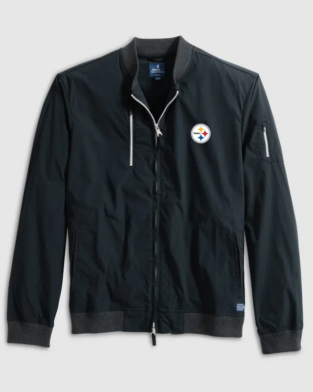 Pittsburgh Steelers Corsair Bomber Jacket sold by Johnnie-O