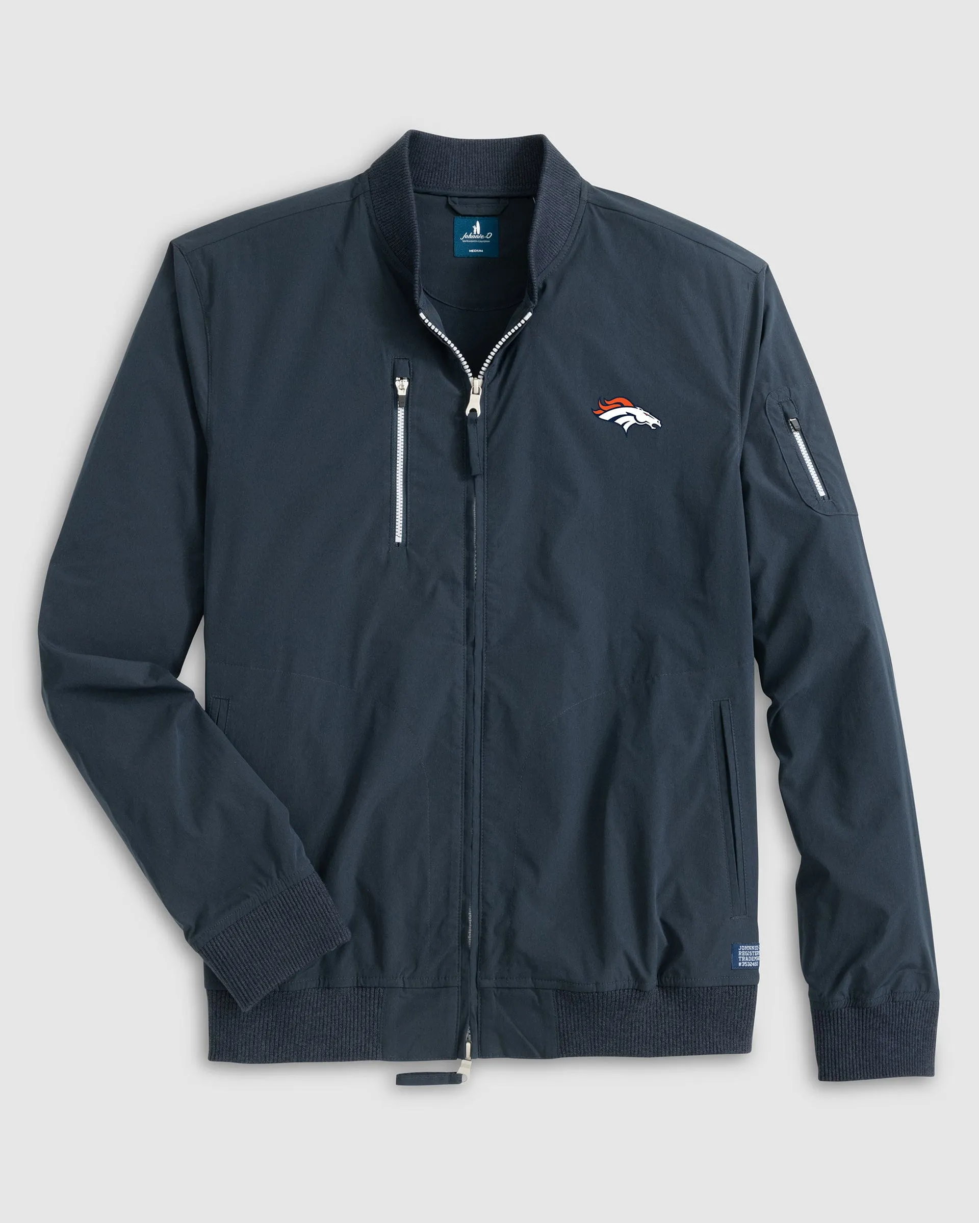 Denver Broncos Corsair Bomber Jacket sold by Johnnie-O