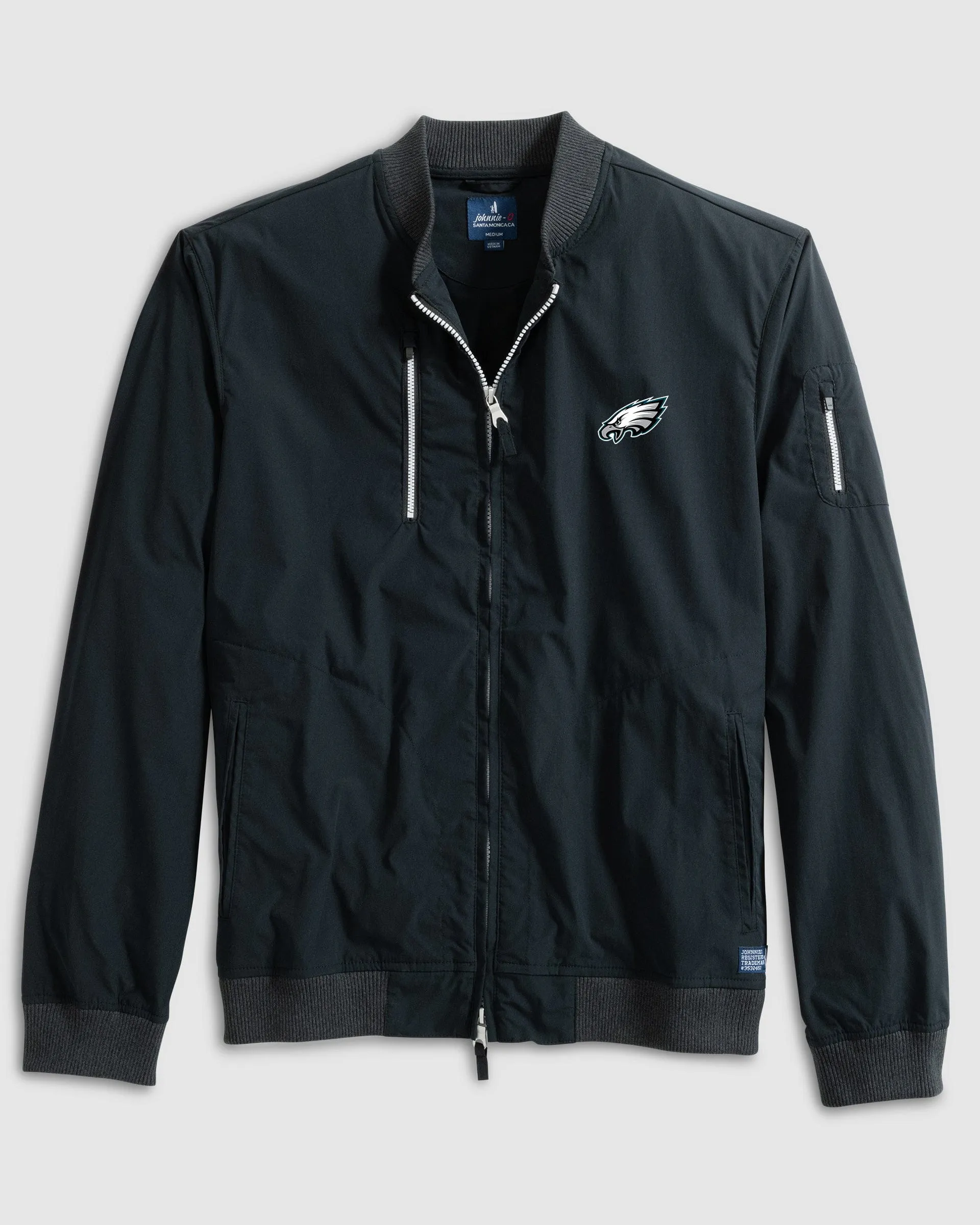 Philadelphia Eagles Corsair Bomber Jacket sold by Johnnie-O