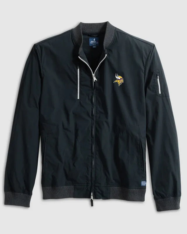 Minnesota Vikings Corsair Bomber Jacket sold by Johnnie-O