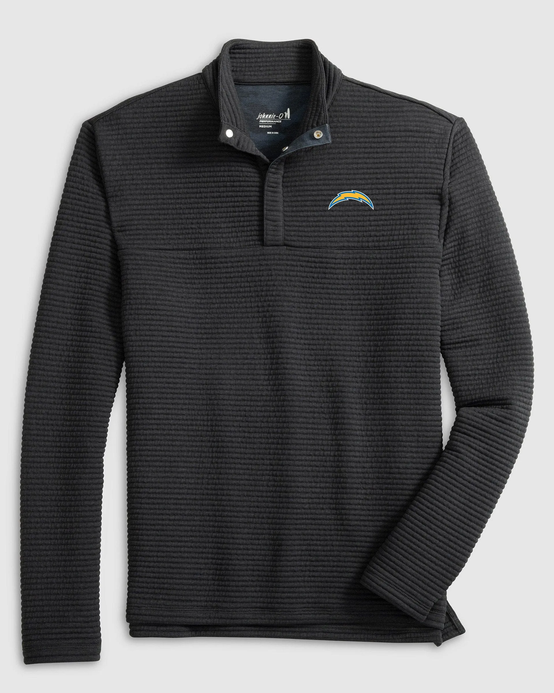 Los Angeles Chargers Benjy Snap 1/4 Zip Pullover sold by Johnnie-O