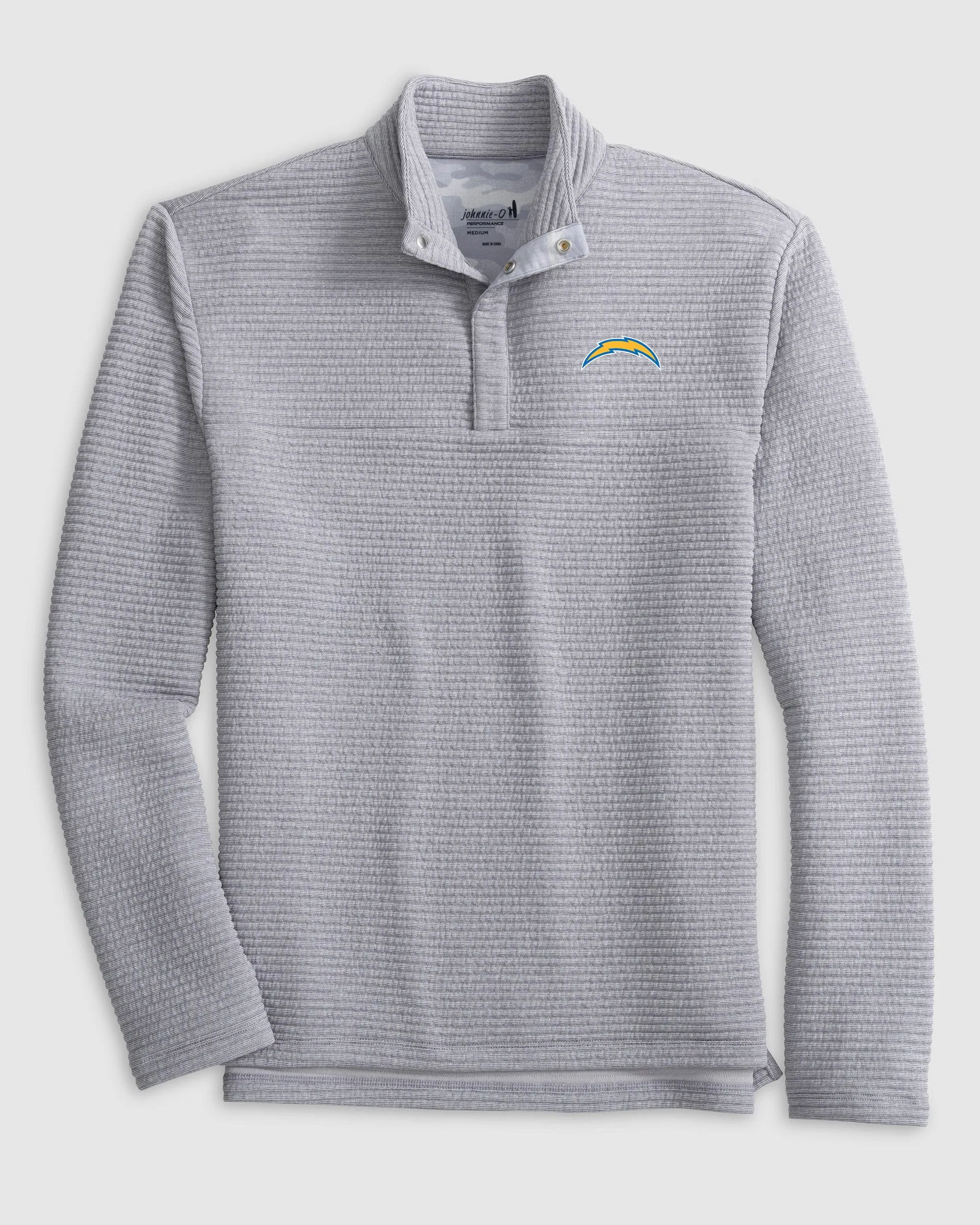 Los Angeles Chargers Benjy Snap 1/4 Zip Pullover sold by Johnnie-O product image thumbnail 2