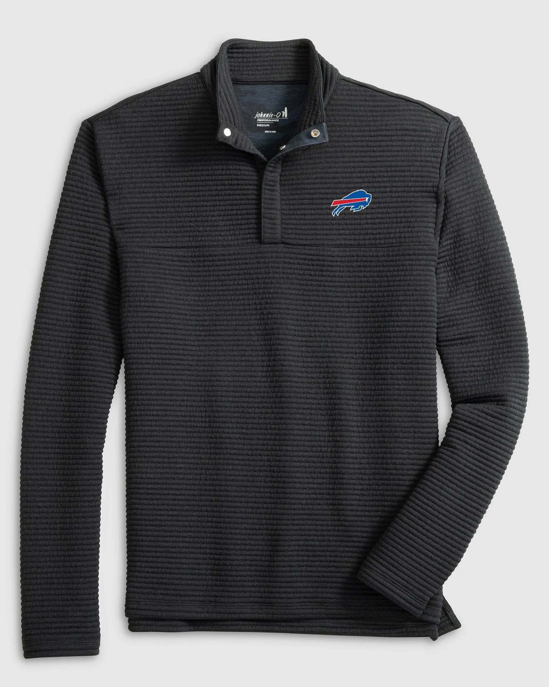 Buffalo Bills Benjy Snap 1/4 Zip Pullover sold by Johnnie-O