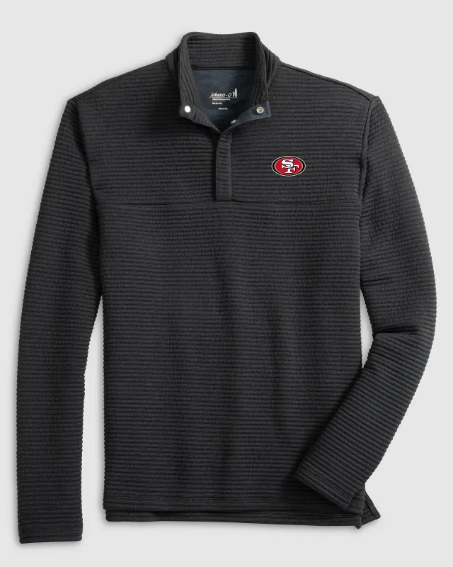 San Francisco 49ers Benjy Snap 1/4 Zip Pullover sold by Johnnie-O