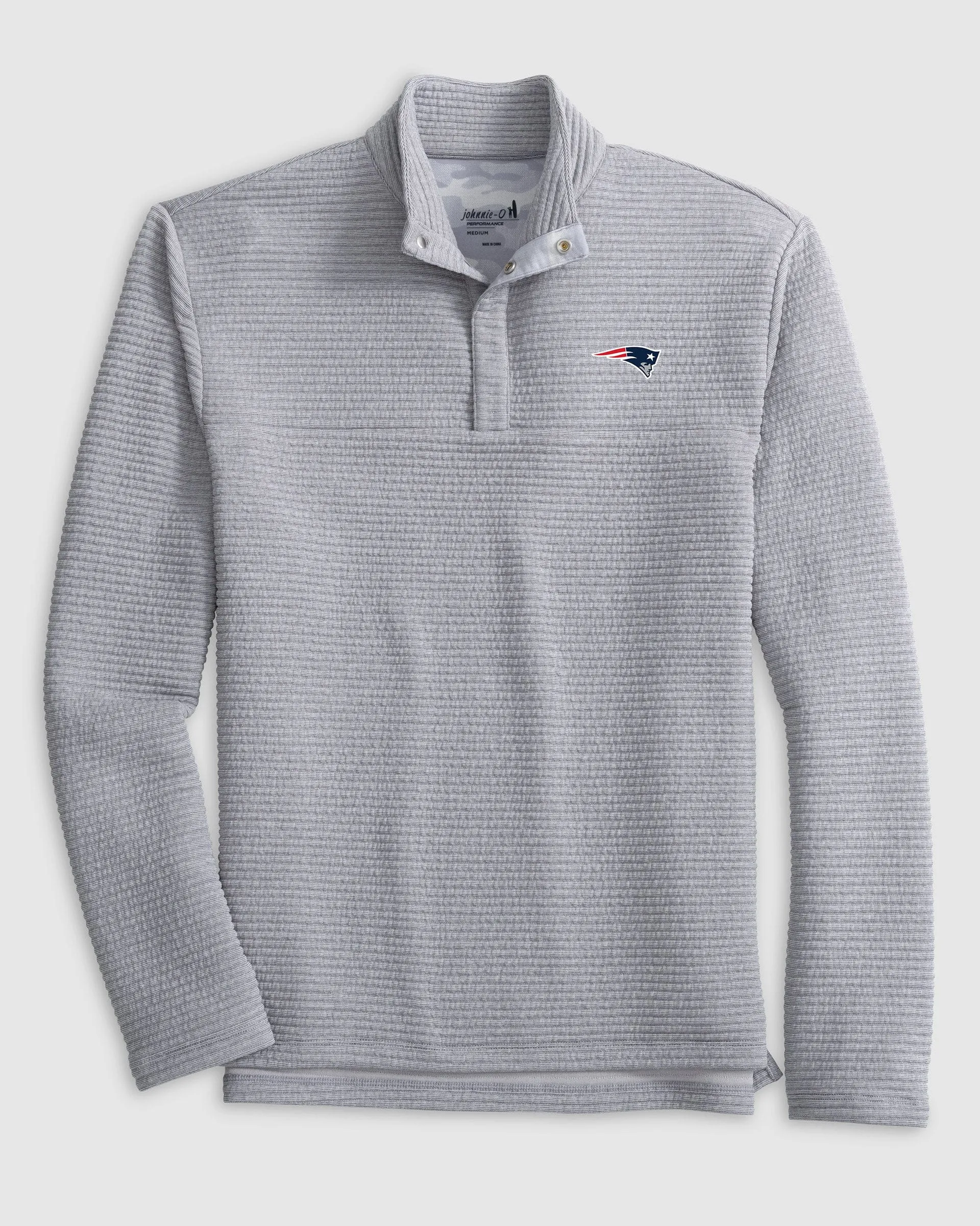 New England Patriots Benjy Snap 1/4 Zip Pullover sold by Johnnie-O product image thumbnail 2