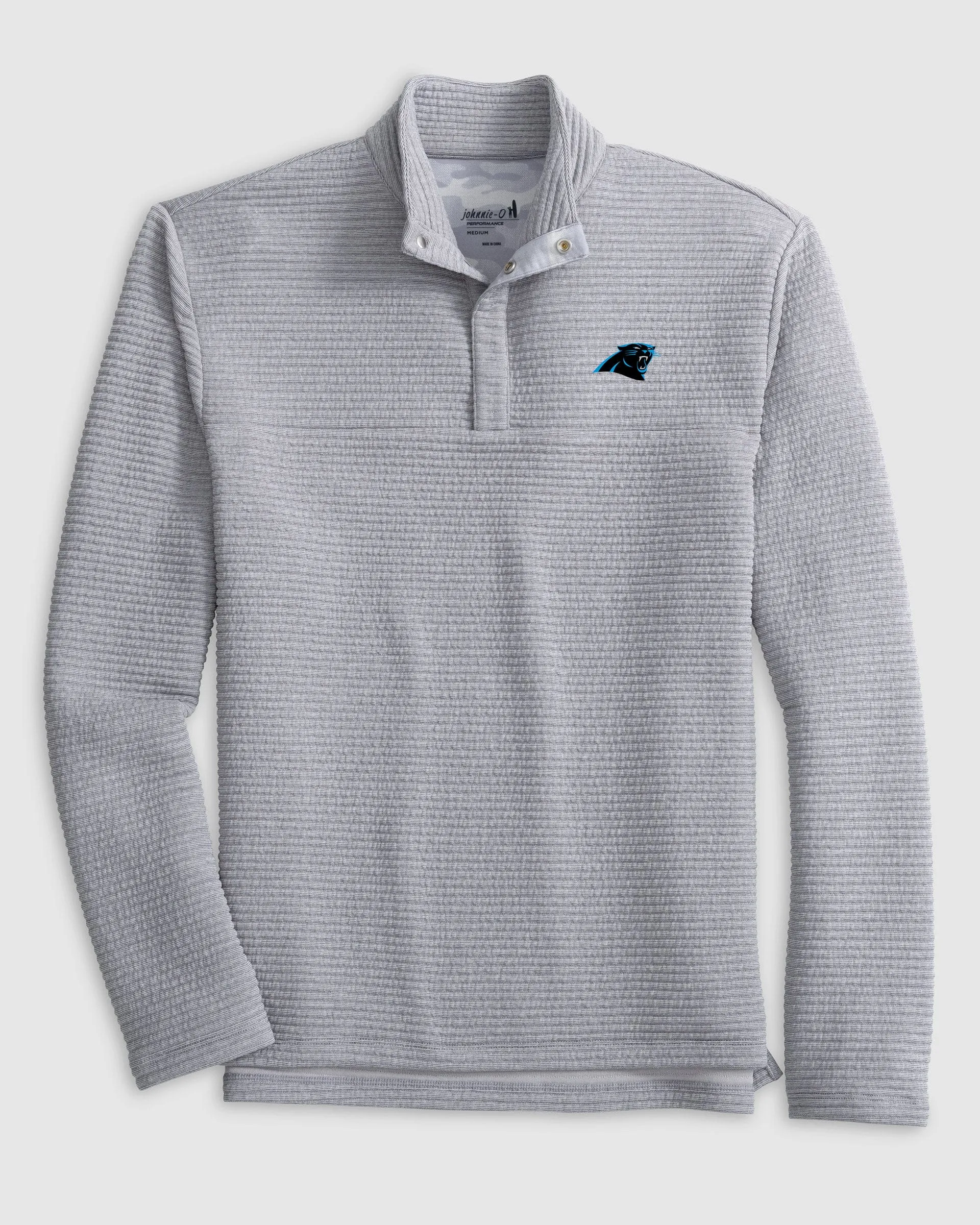 Carolina Panthers Benjy Snap 1/4 Zip Pullover sold by Johnnie-O product image thumbnail 2