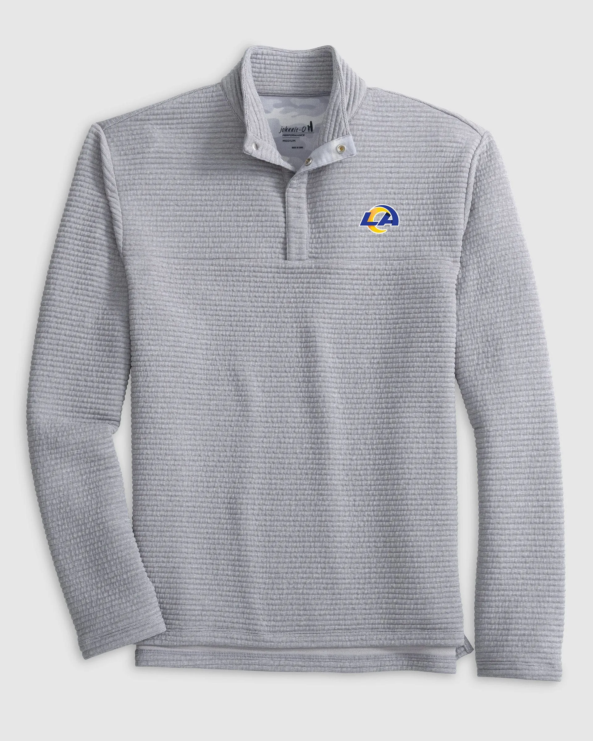 Los Angeles Rams Benjy Snap 1/4 Zip Pullover sold by Johnnie-O product image thumbnail 2