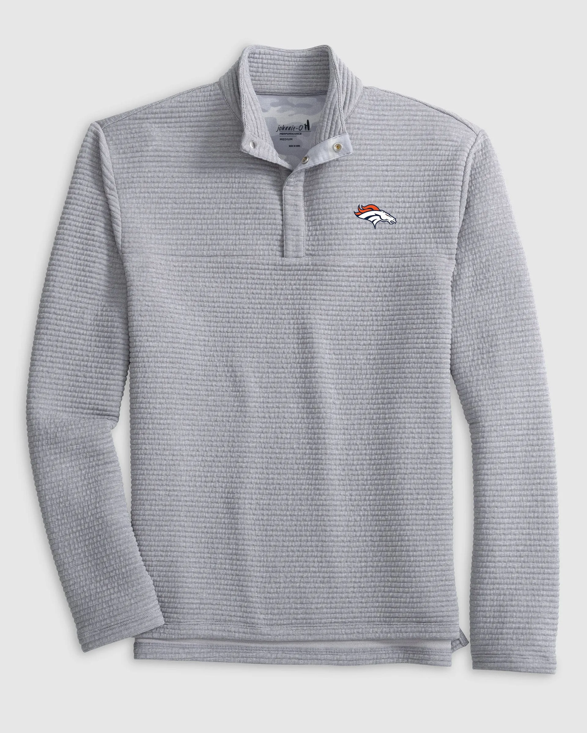 Denver Broncos Benjy Snap 1/4 Zip Pullover sold by Johnnie-O product image thumbnail 2