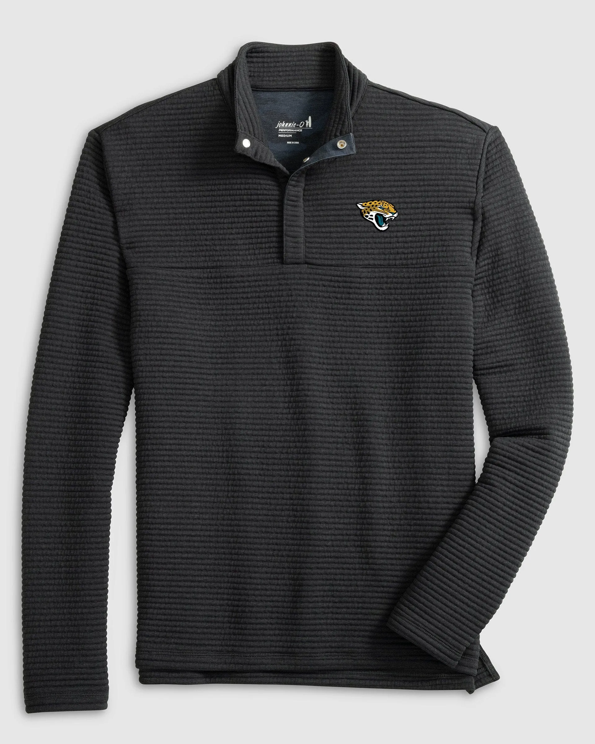 Jacksonville Jaguars Benjy Snap 1/4 Zip Pullover sold by Johnnie-O