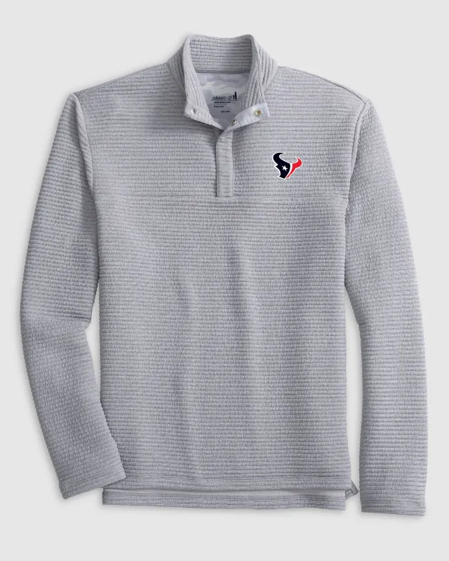 Houston Texans Benjy Snap 1/4 Zip Pullover sold by Johnnie-O