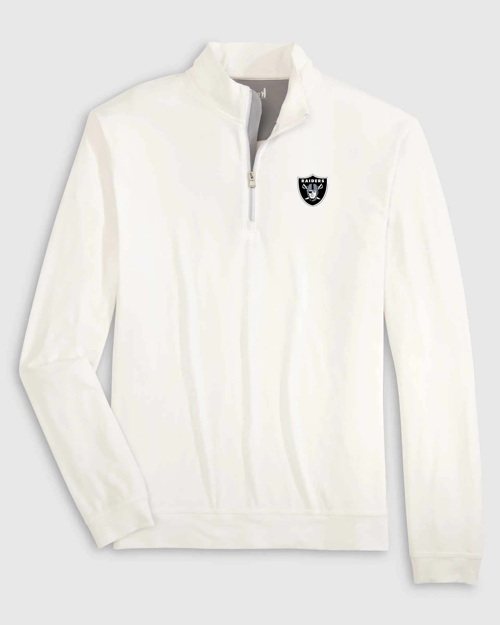 Las Vegas Raiders Motion Performance 1/4 Zip Pullover sold by Johnnie-O
