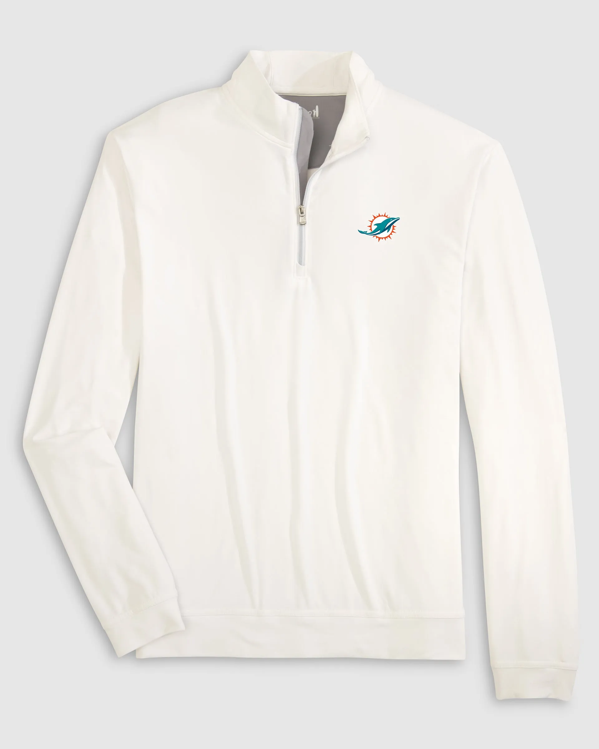 Miami Dolphins Motion Performance 1/4 Zip Pullover sold by Johnnie-O