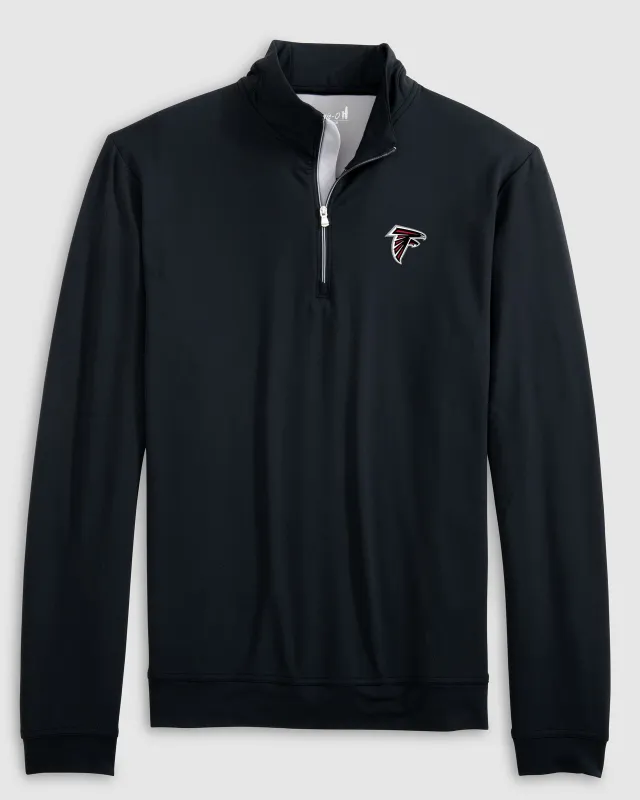 Atlanta Falcons Motion Performance 1/4 Zip Pullover made by Johnnie-O