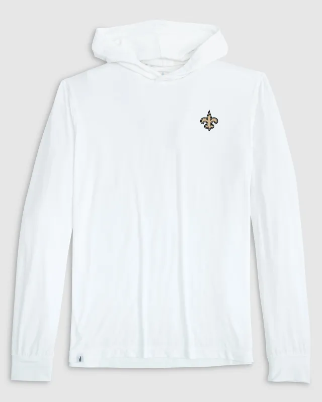 New Orleans Saints Talon Featherweight Performance Hoodie sold by Johnnie-O
