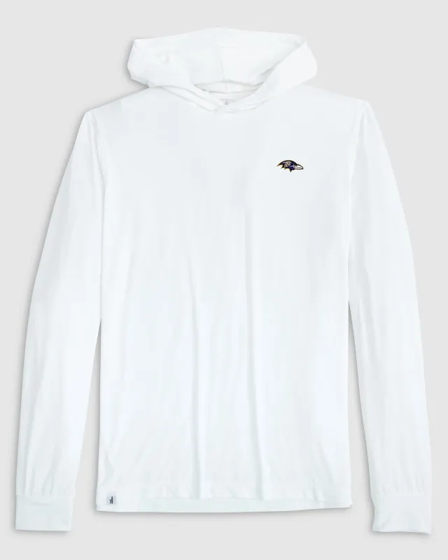 Baltimore Ravens Talon Featherweight Performance Hoodie sold by Johnnie-O