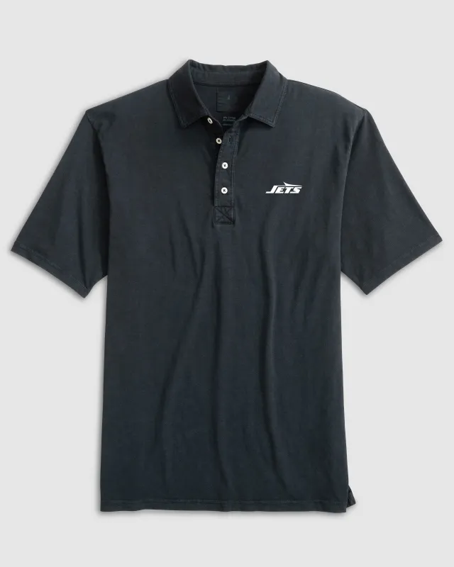 New York Jets Coastal Wash Original Polo made by Johnnie-O