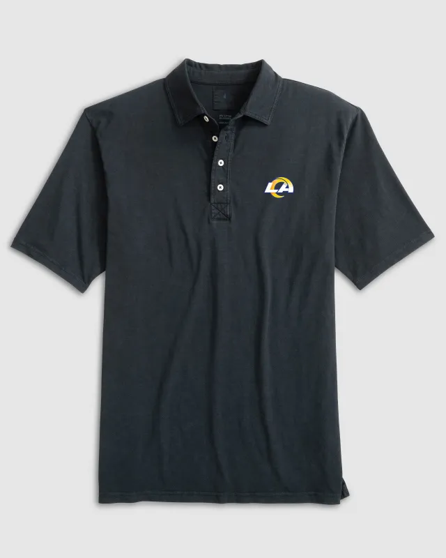 Los Angeles Rams Coastal Wash Original Polo sold by Johnnie-O
