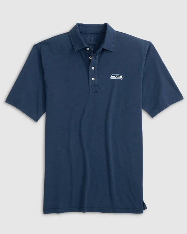 Seattle Seahawks Coastal Wash Original Polo made by Johnnie-O