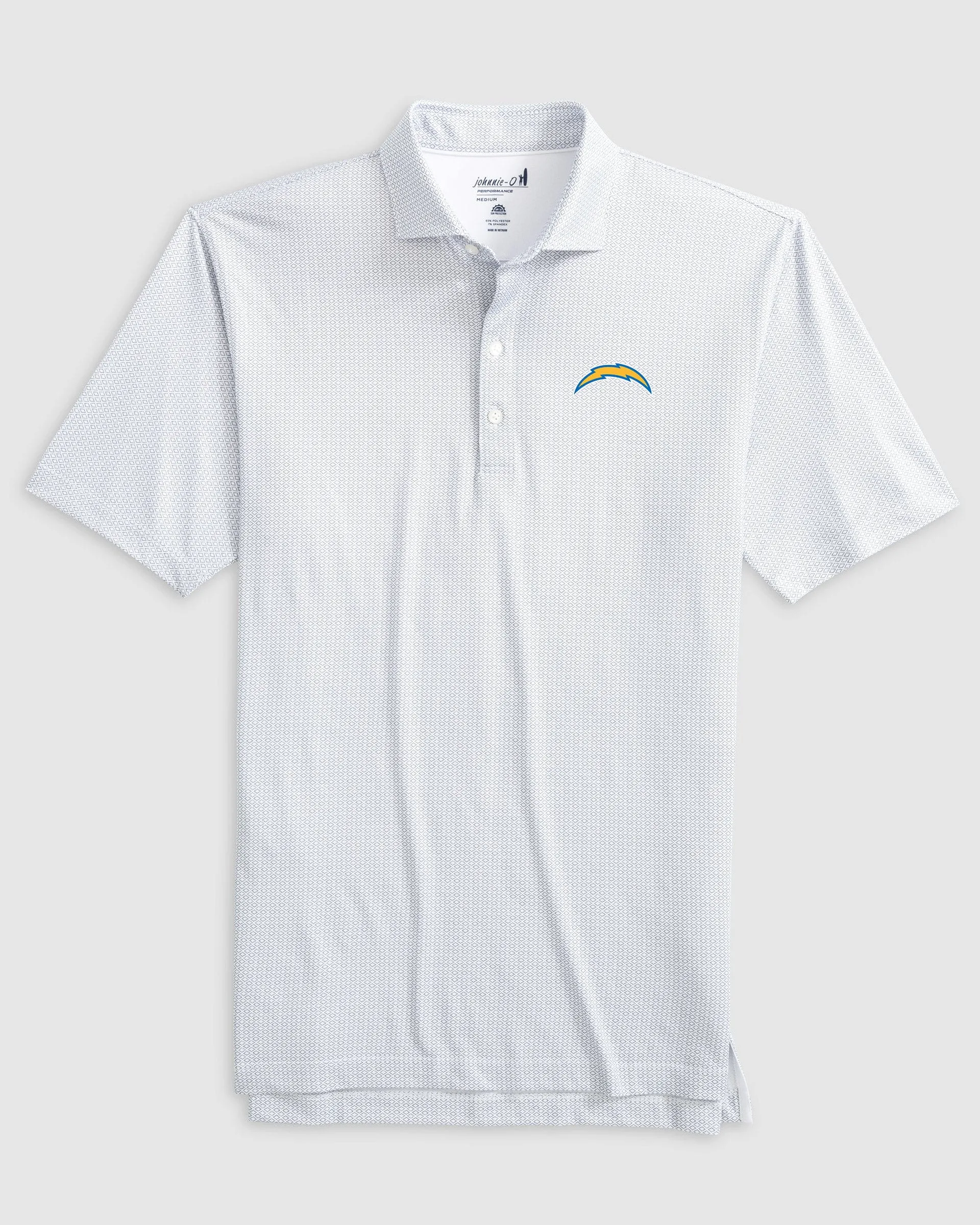 Los Angeles Chargers Slade Performance Jersey Polo sold by Johnnie-O