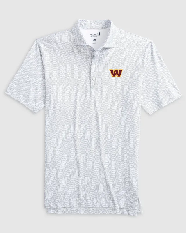 Washington Commanders Slade Performance Jersey Polo sold by Johnnie-O