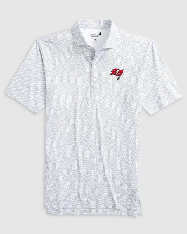 Tampa Bay Buccaneers Slade Performance Jersey Polo sold by Johnnie-O