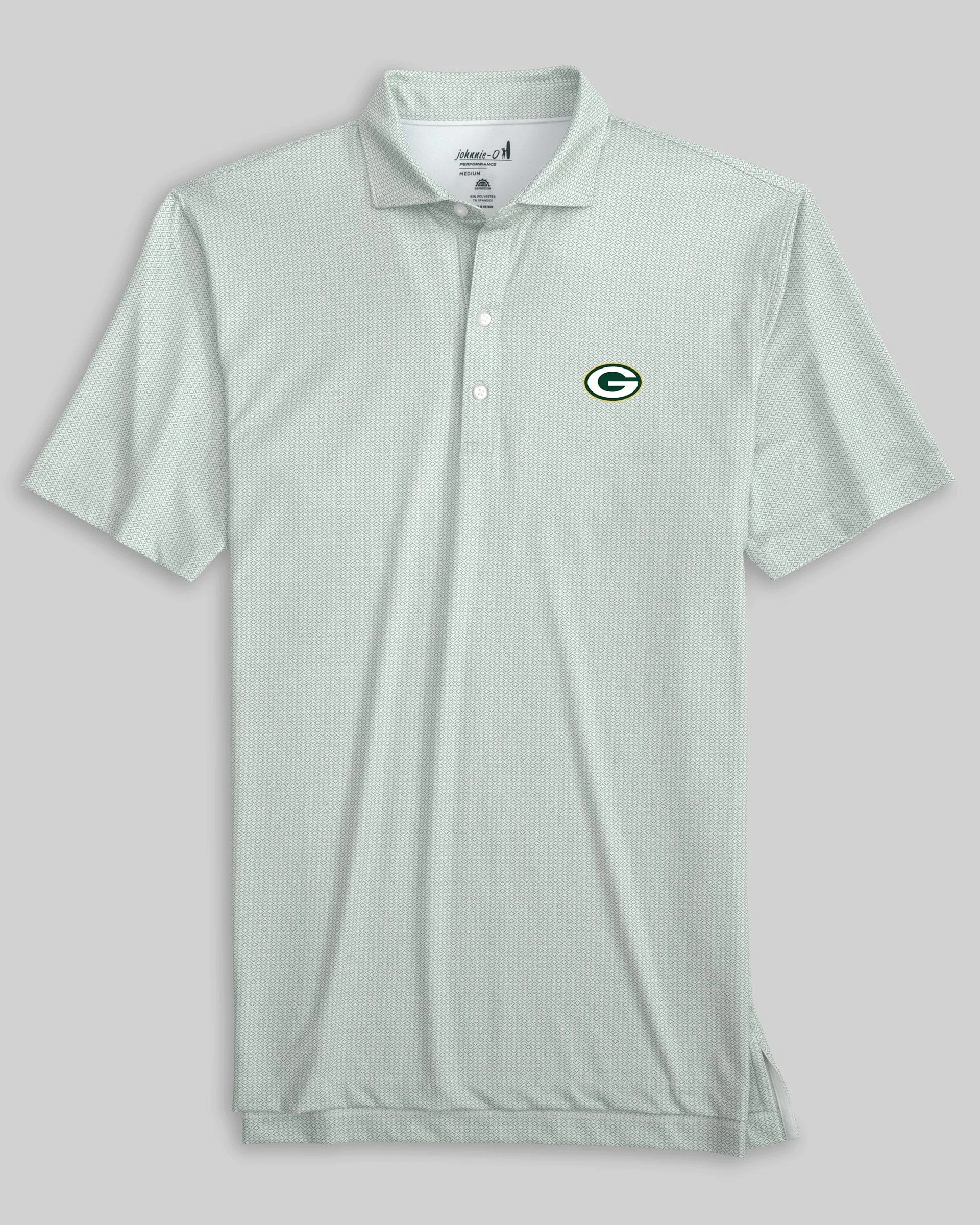 Green Bay Packers Slade Performance Jersey Polo sold by Johnnie-O product image thumbnail 2