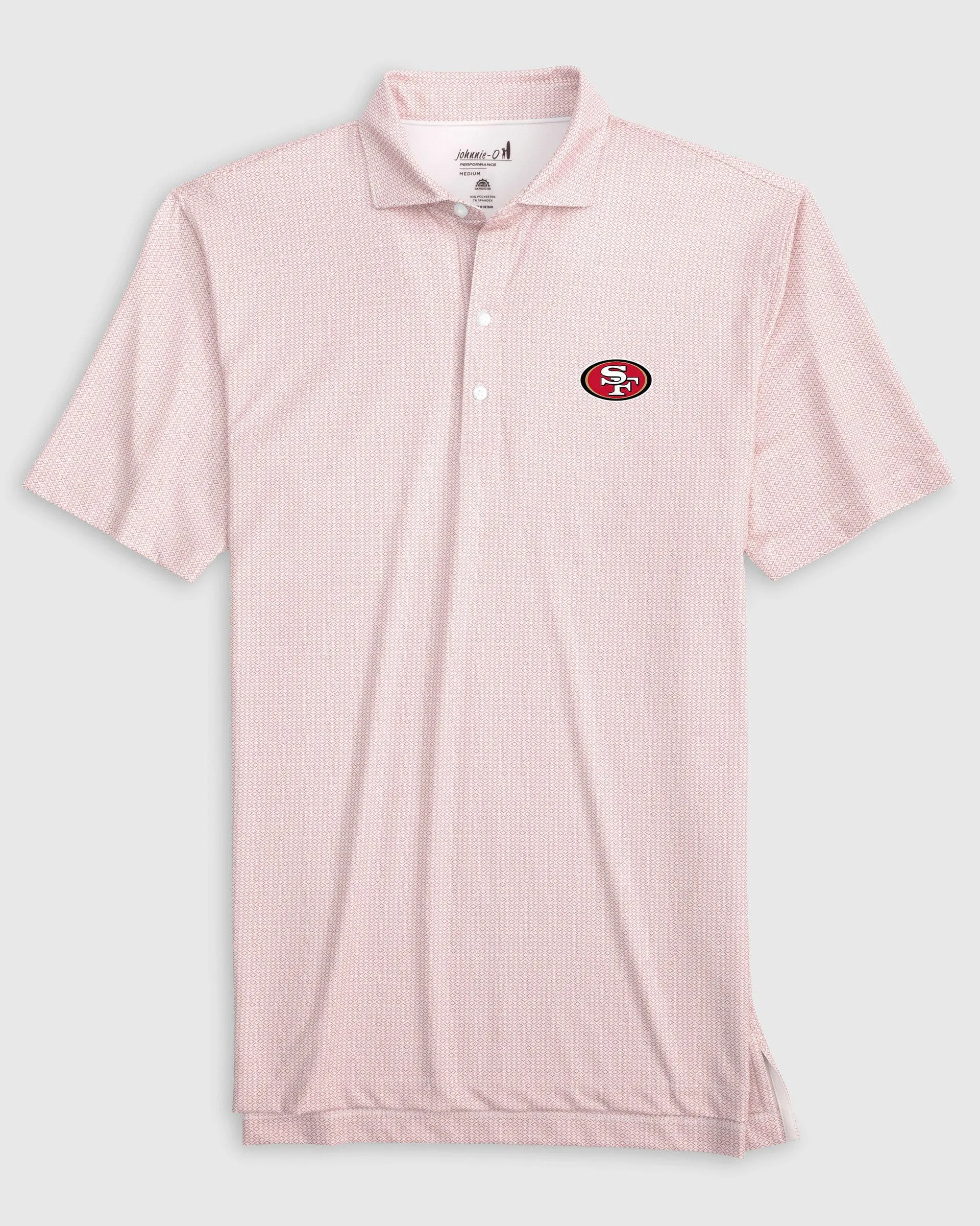 San Francisco 49ers Slade Performance Jersey Polo sold by Johnnie-O product image thumbnail 2