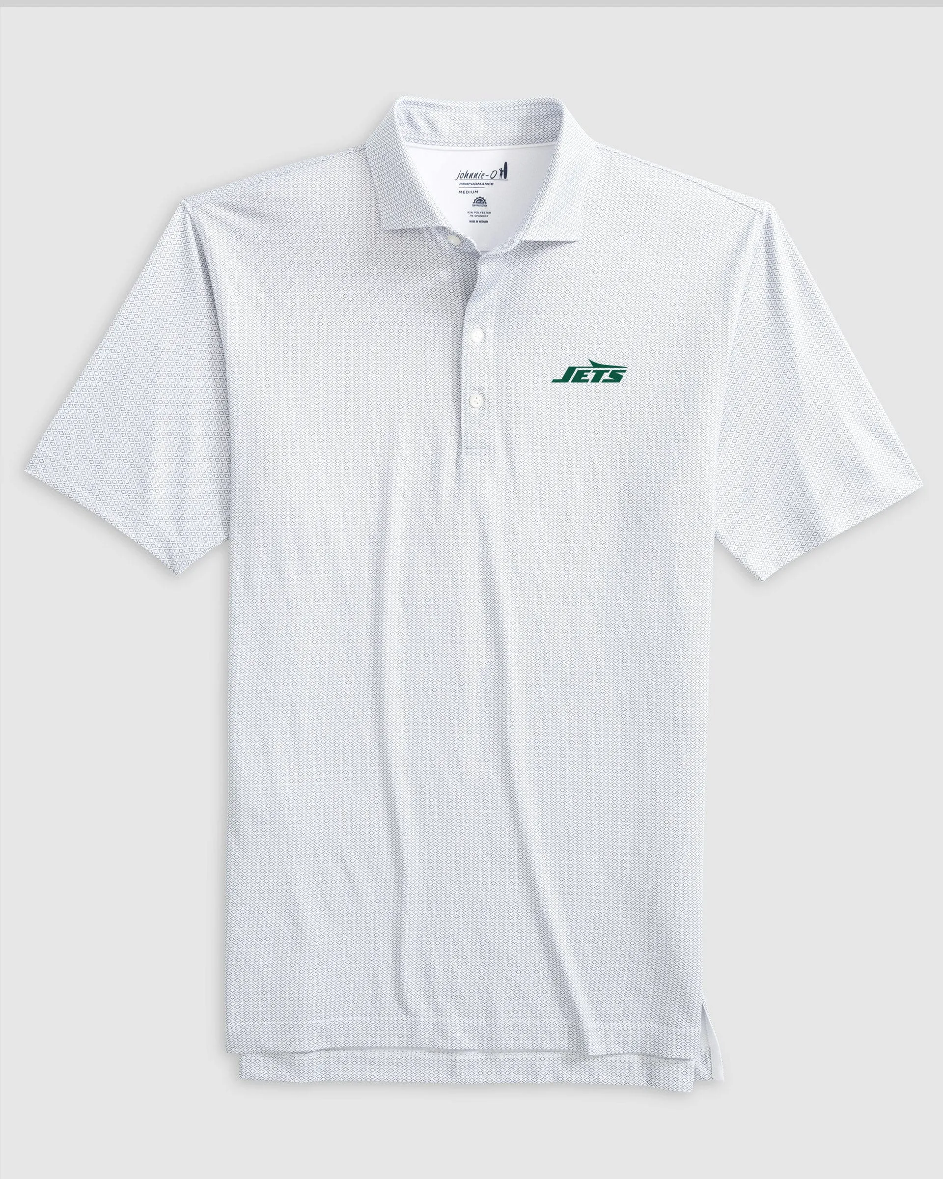New York Jets Slade Performance Jersey Polo sold by Johnnie-O