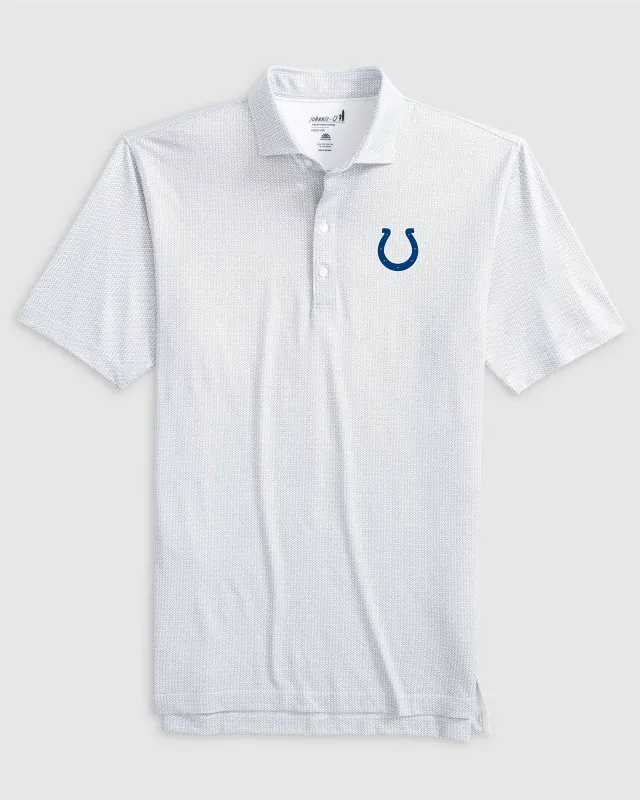 Indianapolis Colts Slade Performance Jersey Polo sold by Johnnie-O