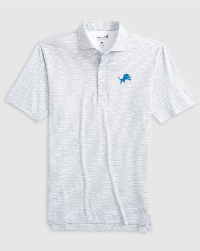 Detroit Lions Slade Performance Jersey Polo sold by Johnnie-O