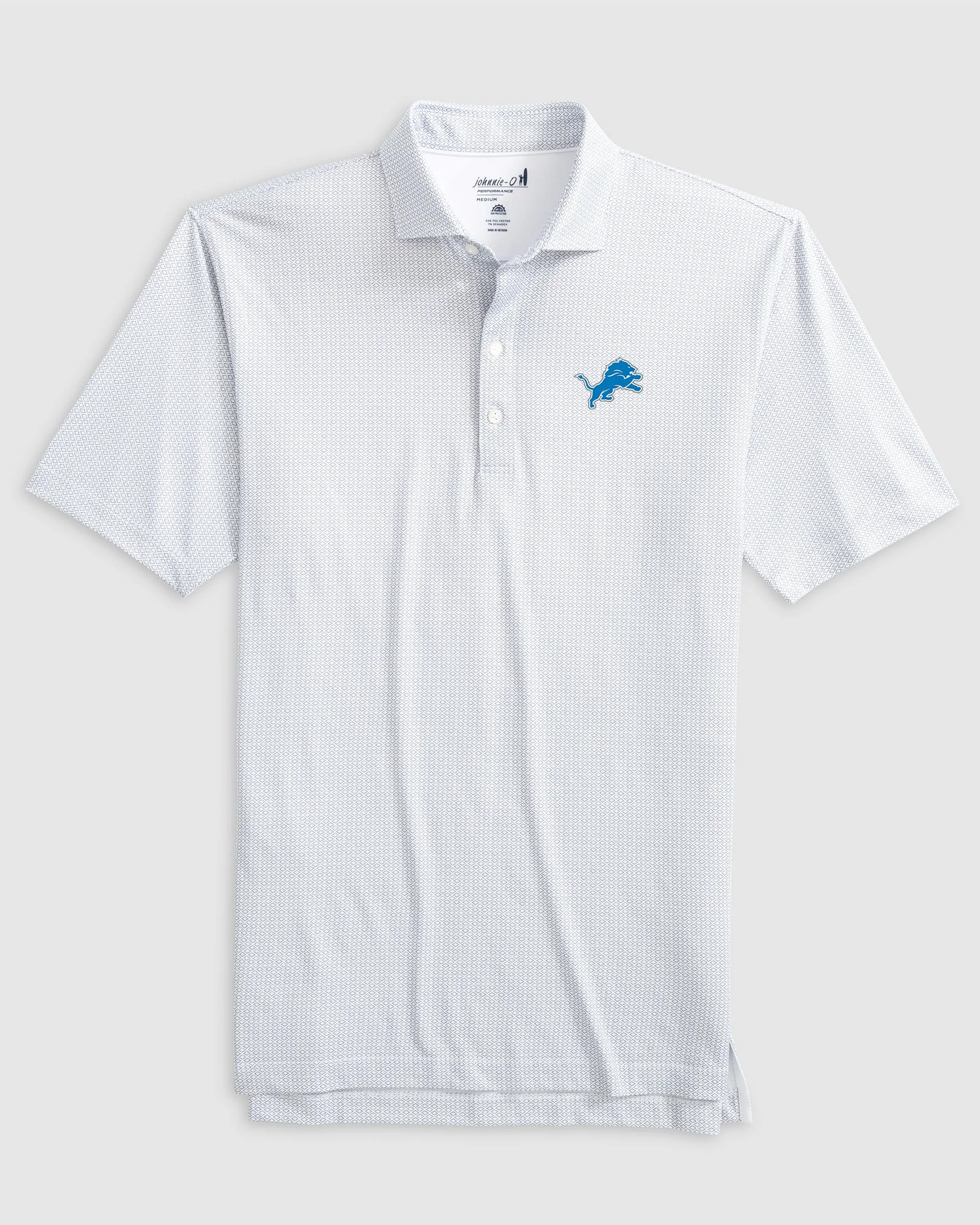 Detroit Lions Slade Performance Jersey Polo sold by Johnnie-O