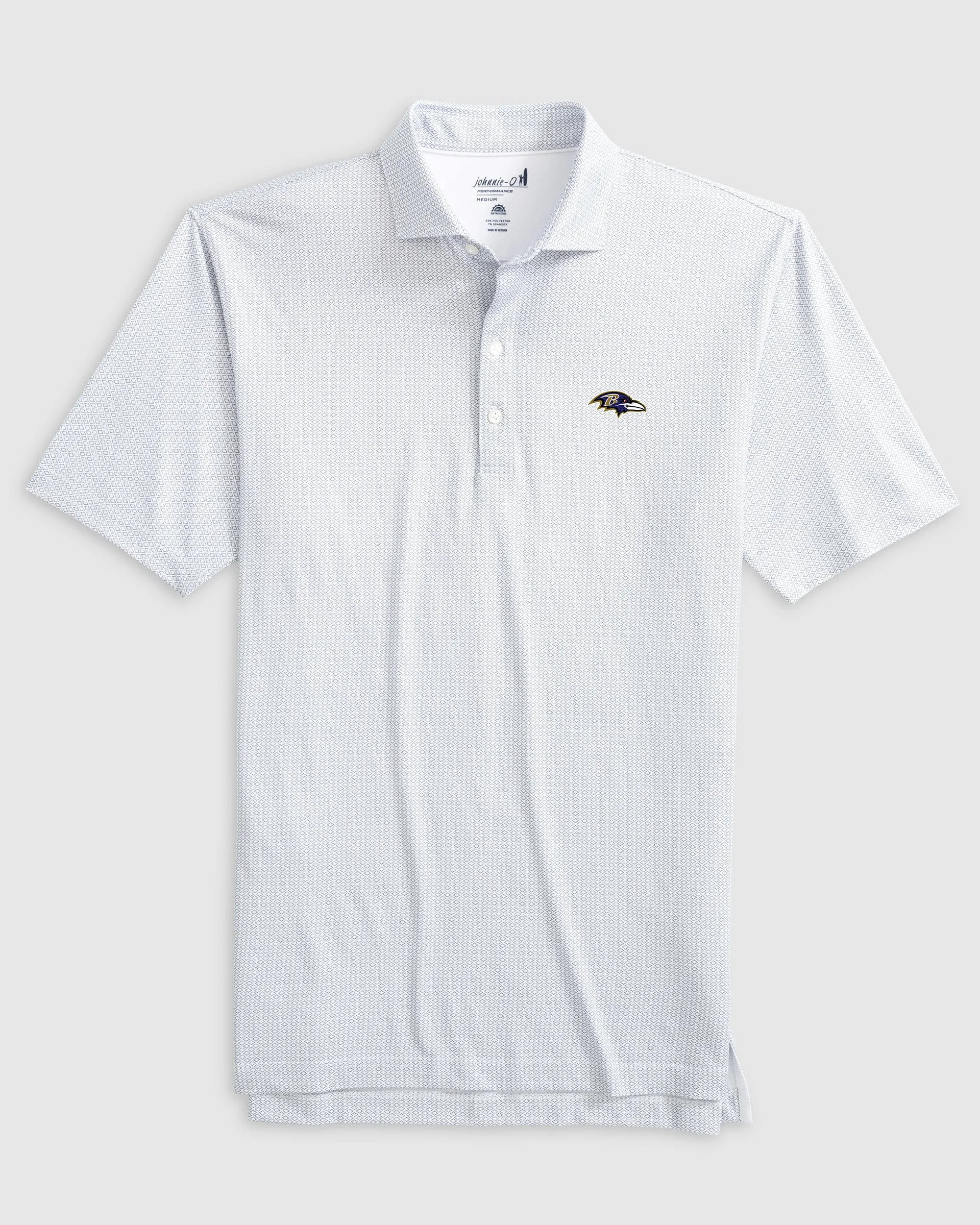 Baltimore Ravens Slade Performance Jersey Polo sold by Johnnie-O