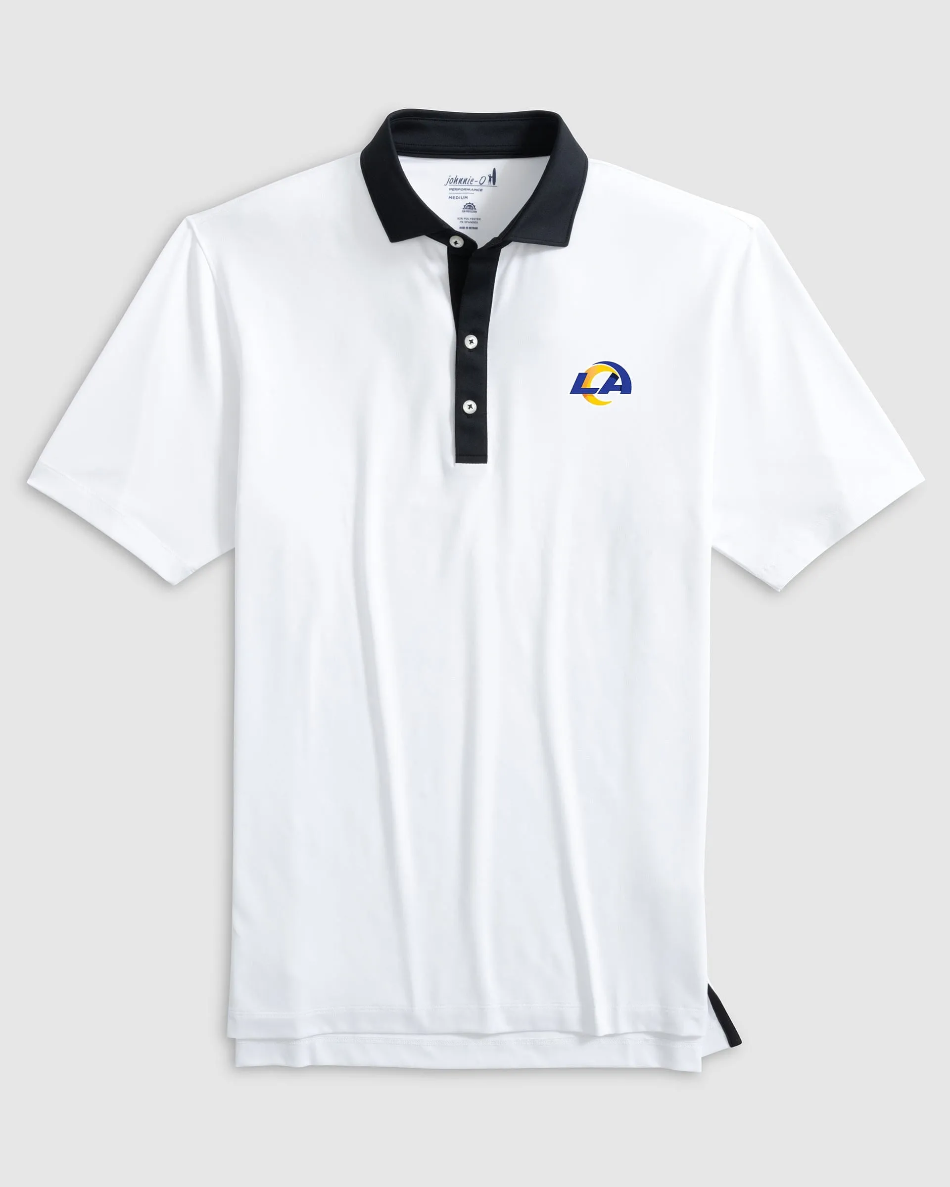 Los Angeles Rams Ramos Performance Jersey Polo sold by Johnnie-O