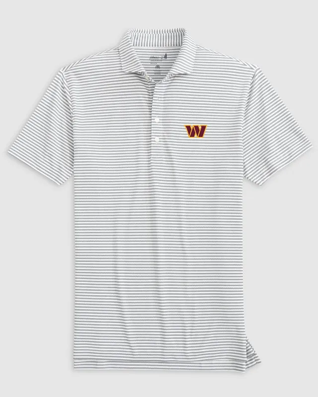Washington Commanders Stetsons Performance Mesh Polo sold by Johnnie-O