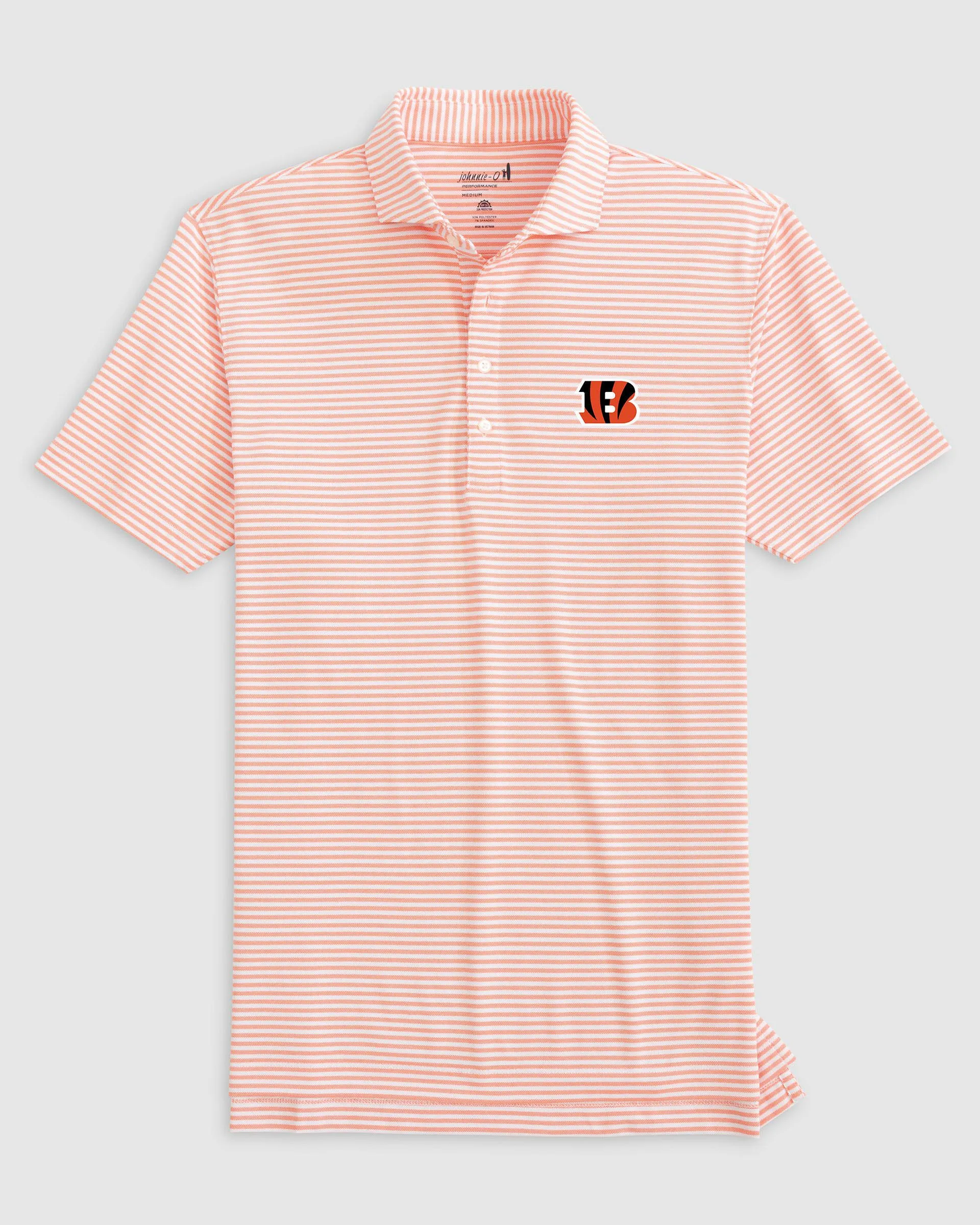 Cincinnati Bengals Stetsons Performance Mesh Polo sold by Johnnie-O product image thumbnail 2