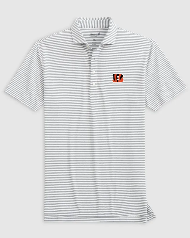 Cincinnati Bengals Stetsons Performance Mesh Polo sold by Johnnie-O