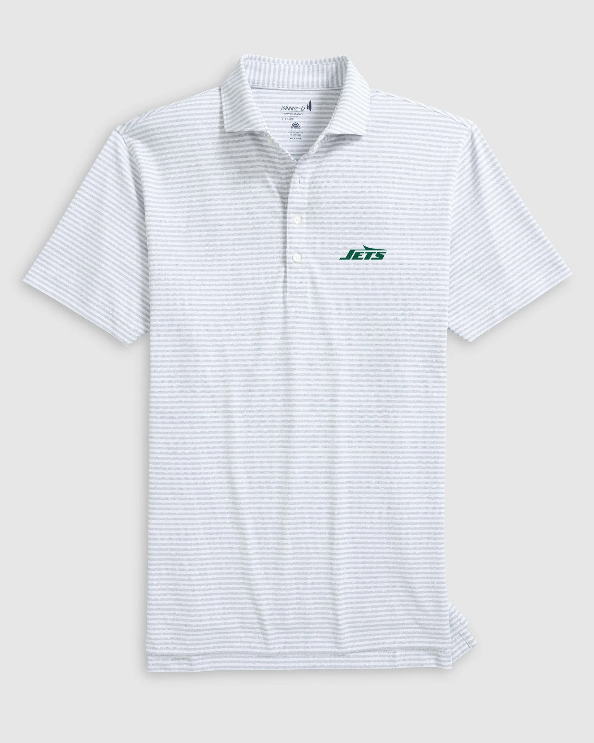 New York Jets Stetsons Performance Mesh Polo sold by Johnnie-O product image thumbnail 3