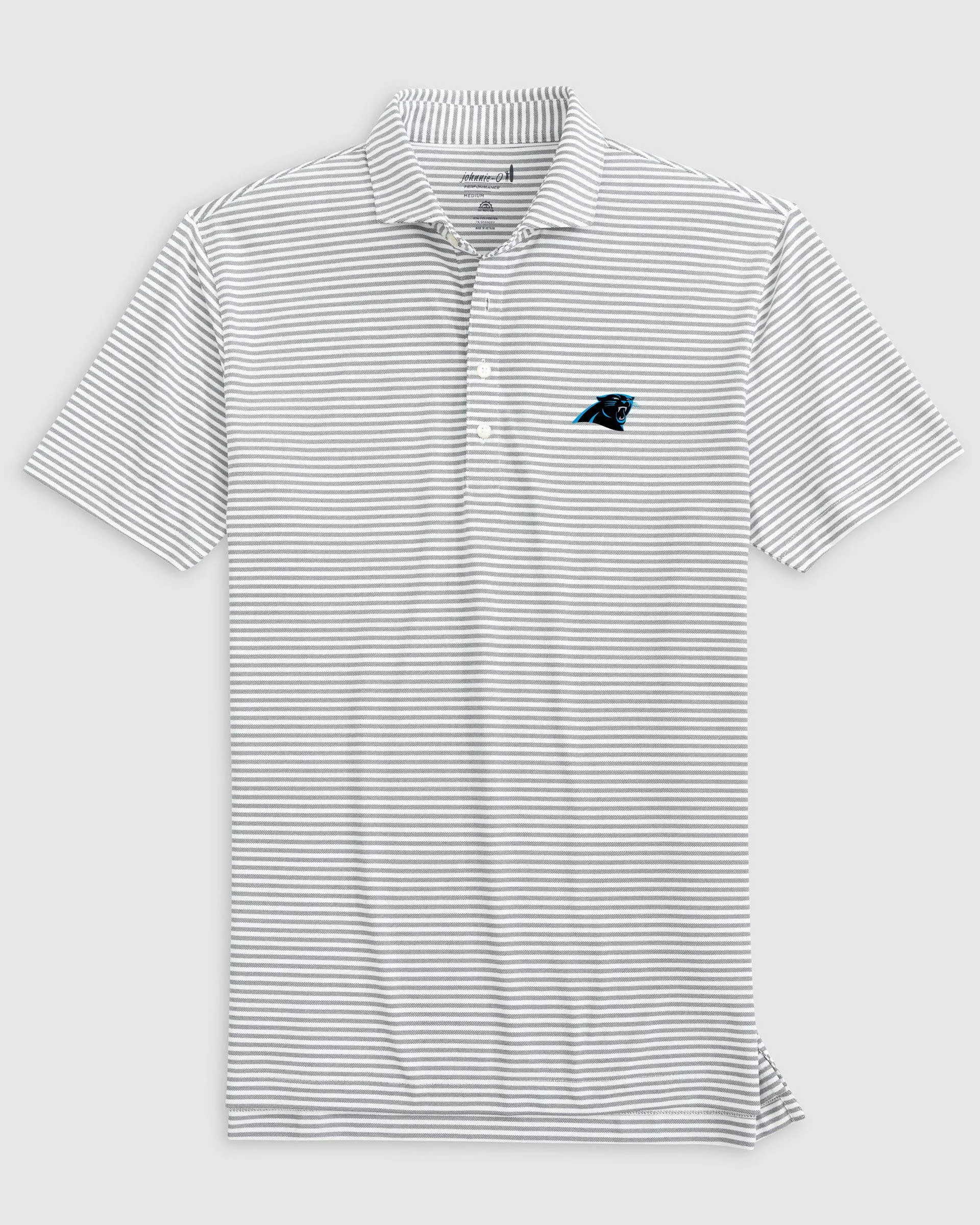 Carolina Panthers Stetsons Performance Mesh Polo sold by Johnnie-O