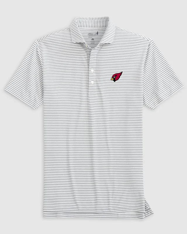 Arizona Cardinals Stetsons Performance Mesh Polo sold by Johnnie-O