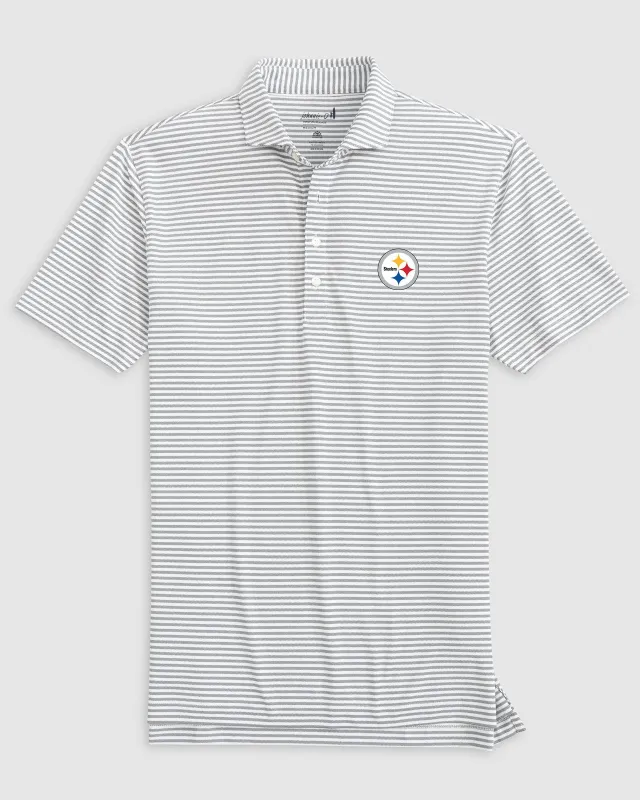 Pittsburgh Steelers Stetsons Performance Mesh Polo sold by Johnnie-O
