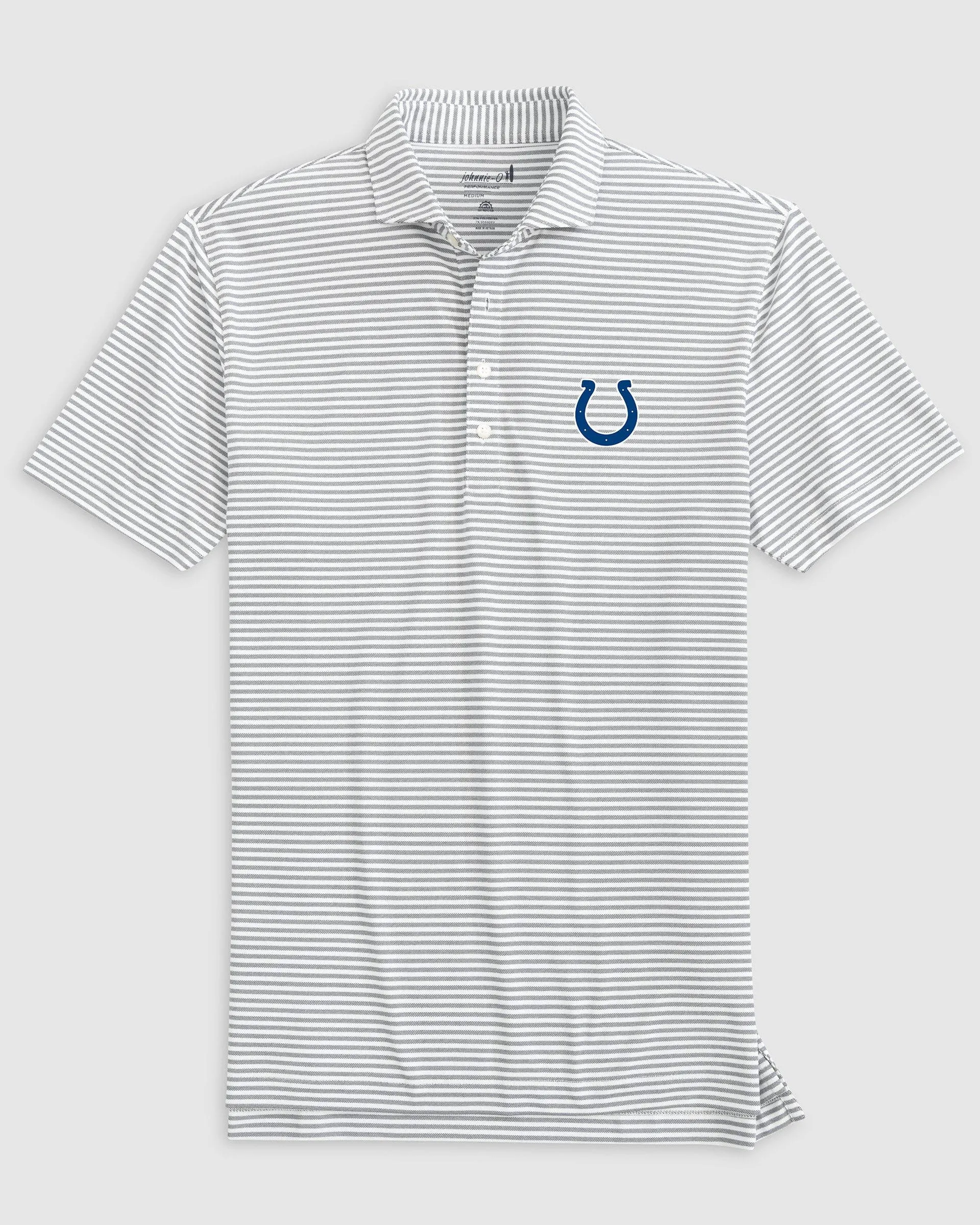 Indianapolis Colts Stetsons Performance Mesh Polo sold by Johnnie-O