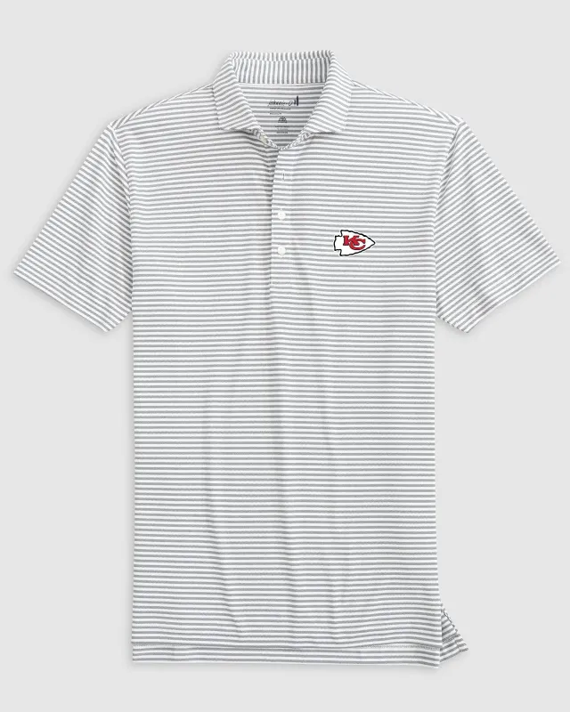 Kansas City Chiefs Stetsons Performance Mesh Polo sold by Johnnie-O