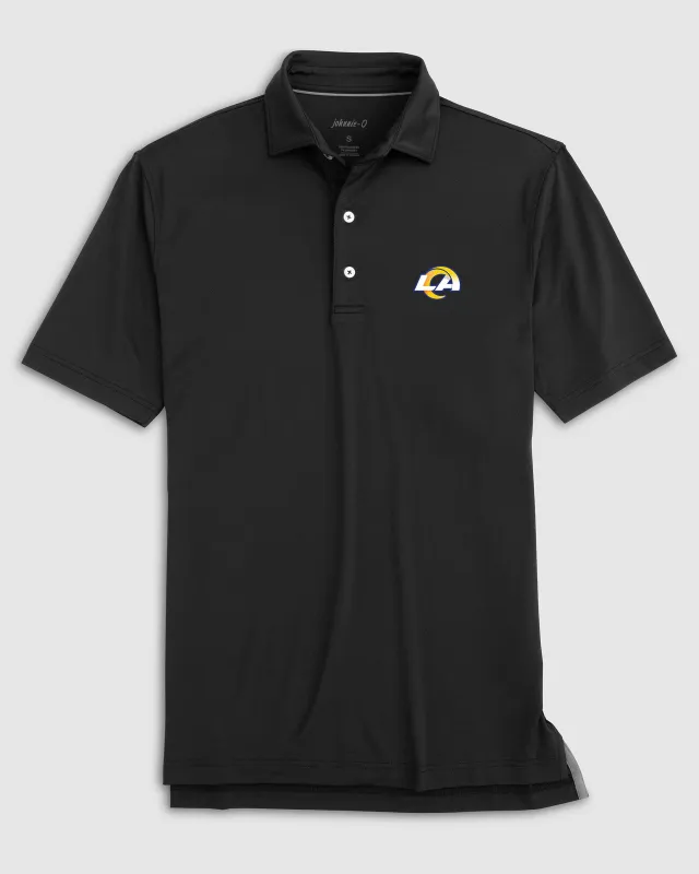 Los Angeles Rams Birdie Performance Jersey Polo sold by Johnnie-O
