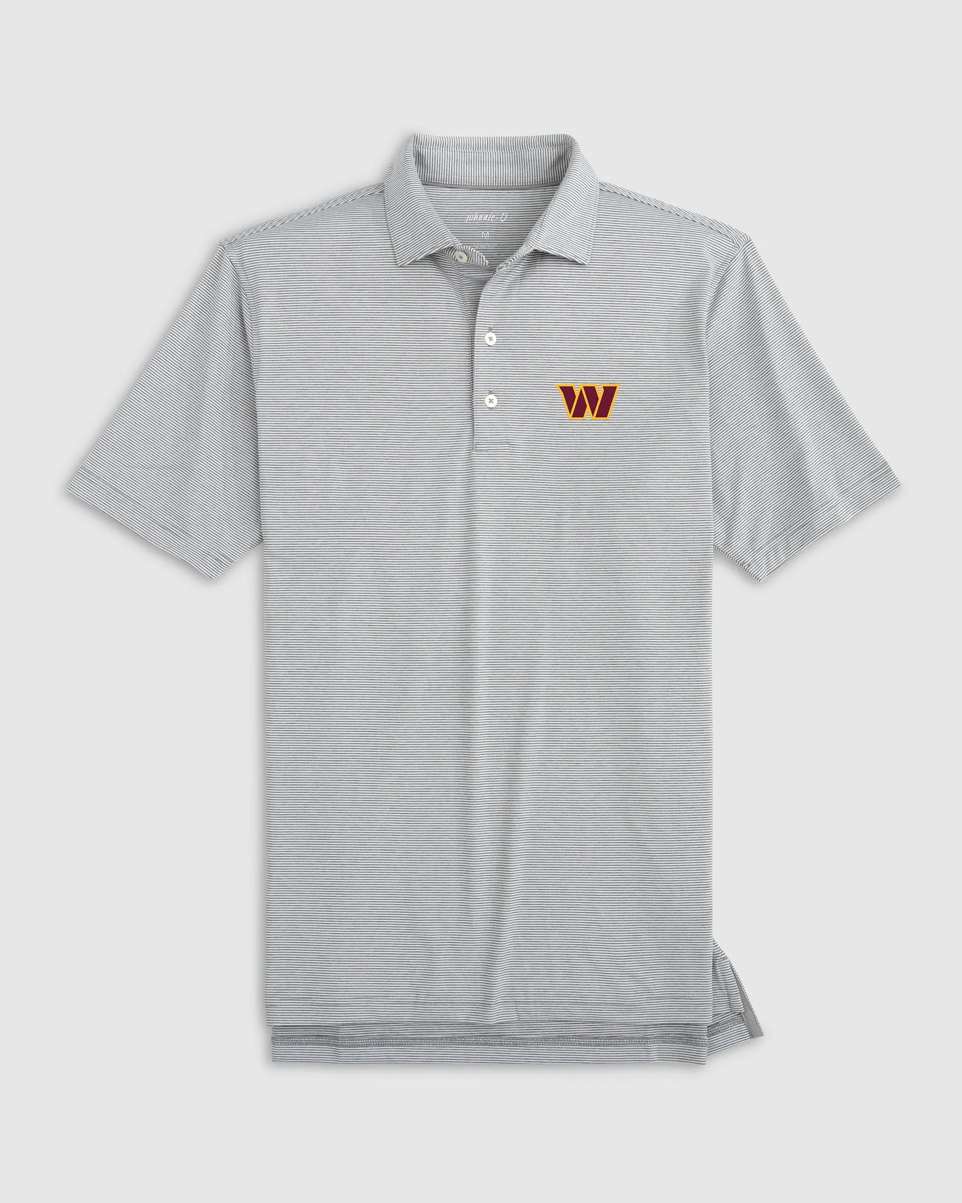 Washington Commanders Lyndonn Striped Performance Jersey Polo sold by Johnnie-O product image thumbnail 2