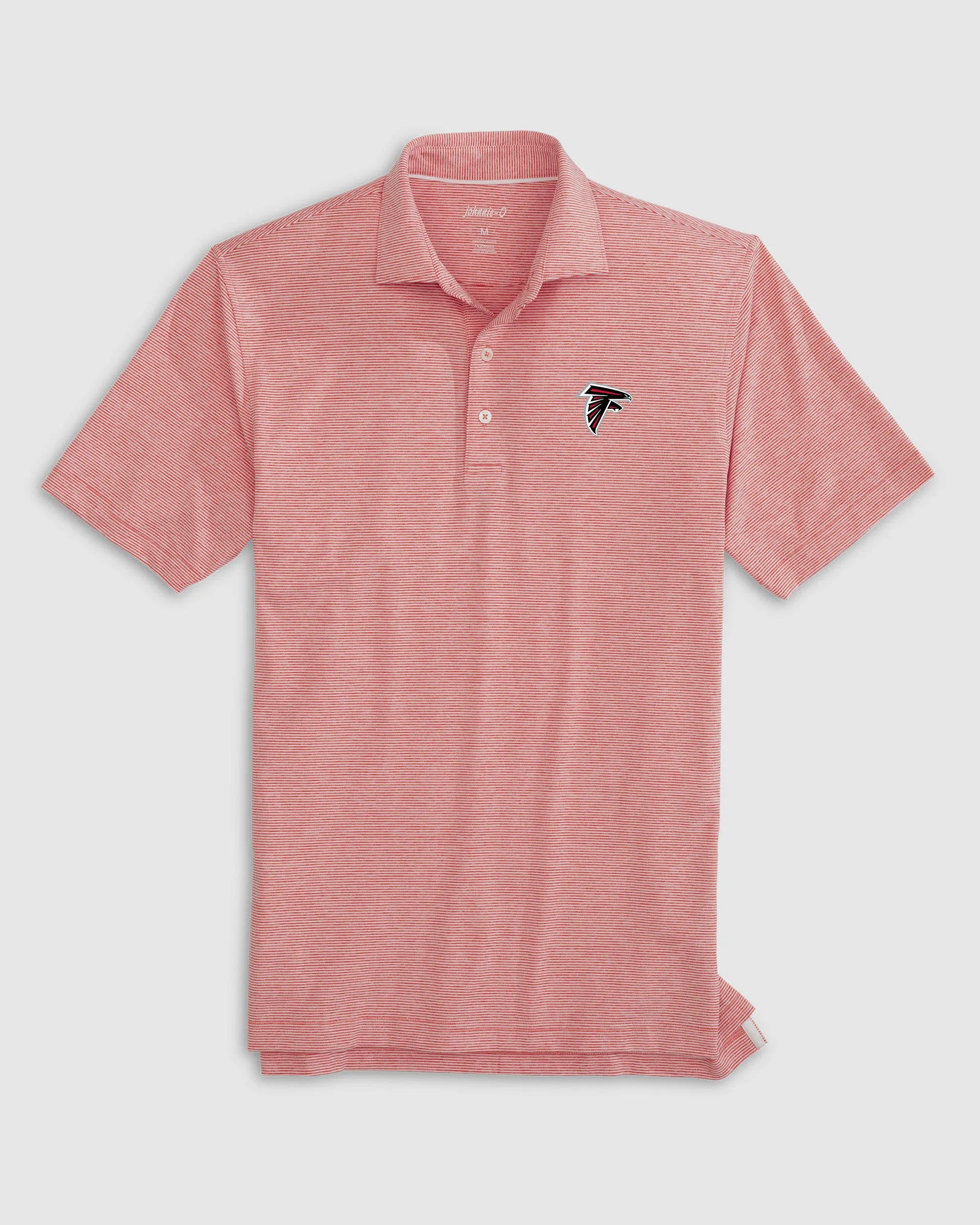 Atlanta Falcons Lyndonn Striped Performance Jersey Polo sold by Johnnie-O product image thumbnail 3